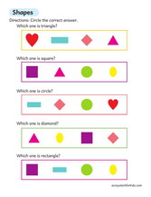 Sequencing worksheet